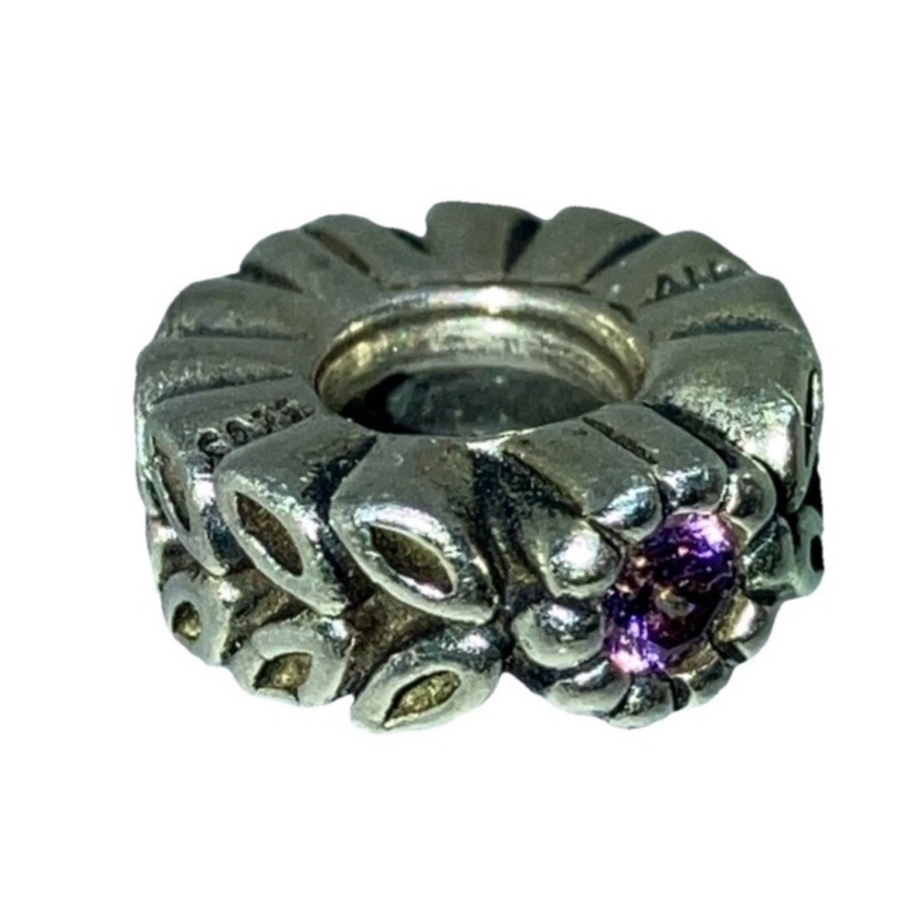 Authentic Pandora Charm Bundle 💜 Safety Chain + Silver Charms | Bracelet Add-Ons - Picture 5 of 7